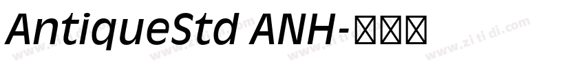 AntiqueStd ANH字体转换